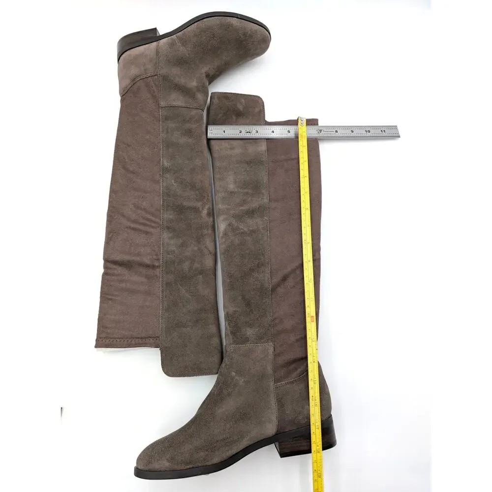 Lucky Brand Calypso Over the Knee Boots Women's Cappuccino Size US6M EU36.5
